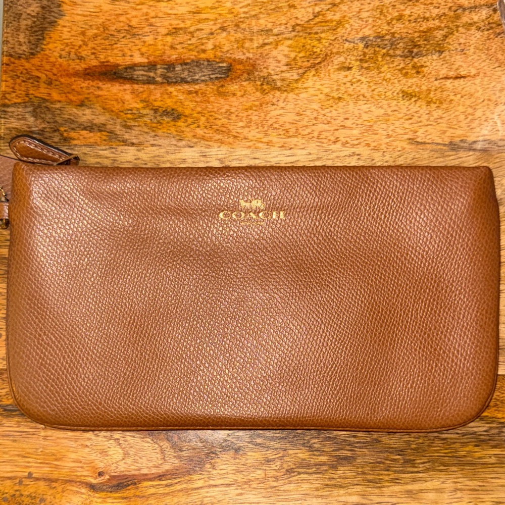 Coach Tan Leather Wallet